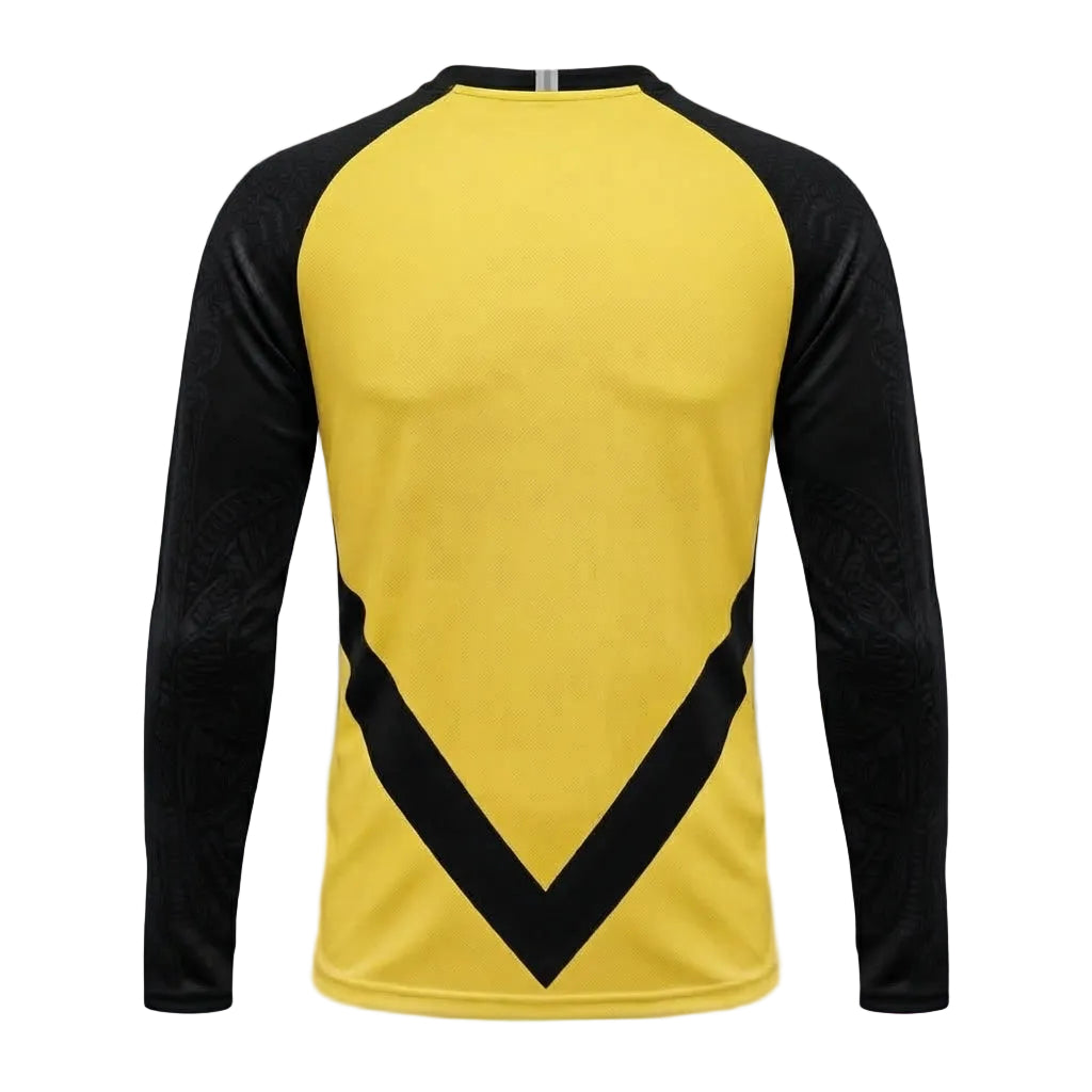 Esbort Performance Long-Sleeve Jersey – Yellow & Black Graphic Edition