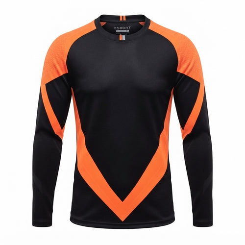 Esbort Pro Performance Long-Sleeve Jersey — Orange & Black Edition