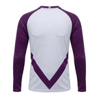 Esbort Performance Long-Sleeve Jersey – White & Purple Graphic Edition