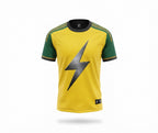 Esbort Custom Lightning Soccer Jersey- Yellow & Green Edition
