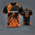 esbort™ Eclipse Pro Match Jersey (Orange & Black No. 10 Edition)