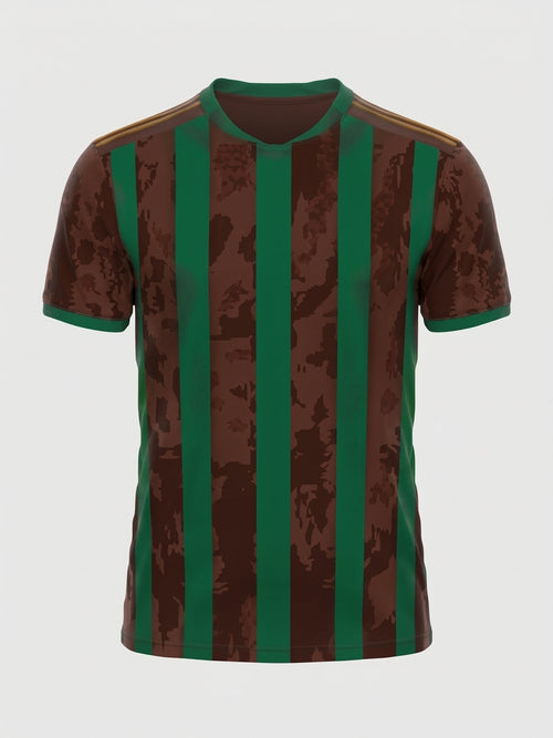 Esbort™ Pro Performance Jersey – Vertical Red & Green Edition(Green/Brown)