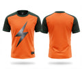 Esbort Custom Lightning Soccer Jersey- Orange & Black Editio