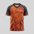 Esbort Solar Flare Pro Jersey - Orange & Red Liquid Performance Kit
