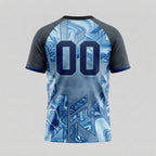 Esbort Azure Tide Pro Jersey - Blue & Charcoal Performance Kit