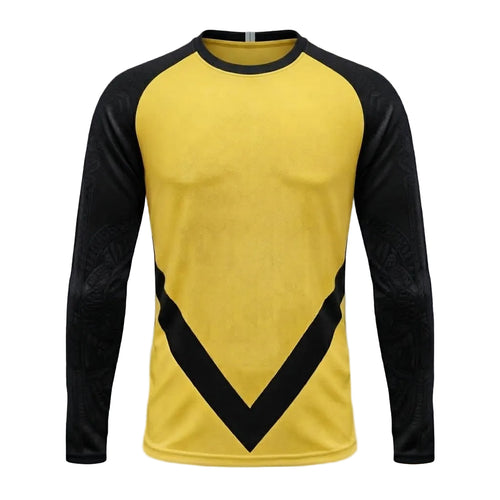 Esbort Performance Long-Sleeve Jersey – Yellow & Black Graphic Edition