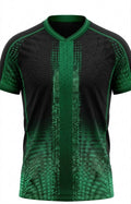 Esbort Matrix Performance Jersey – Obsidian & Emerald Green