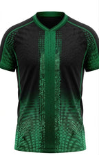 Esbort Matrix Performance Jersey – Obsidian & Emerald Green