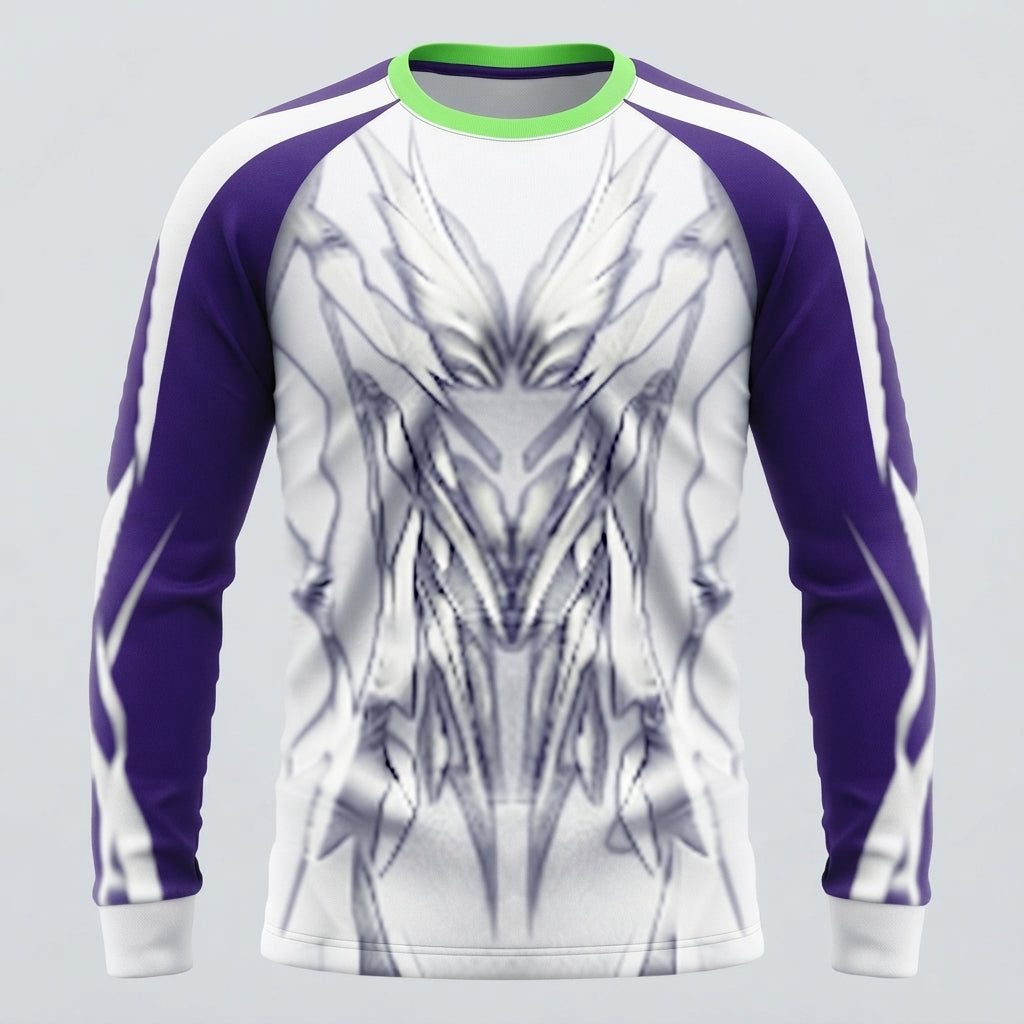 Esbort Performance Long-Sleeve Jersey – Acid Neon White