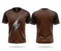 Esbort Custom Lightning Soccer Jersey- Brown Edition