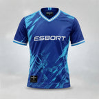 Esbort Pro Dynamic Blue Soccer Jersey | Elite Performance Kit