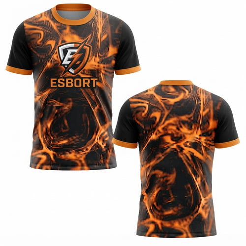 Esbort Performance Esports Jersey – Qrange & Black Edition