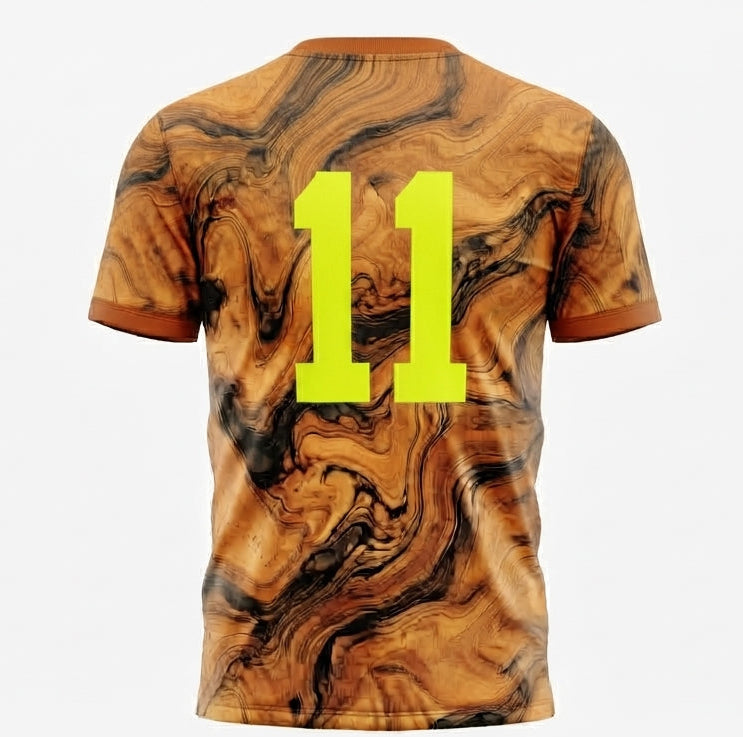 esbort™ Orange  Wave Pro Soccer Jersey