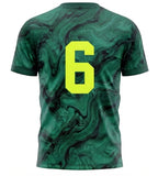 esbort™ green Wave Pro Soccer Jersey