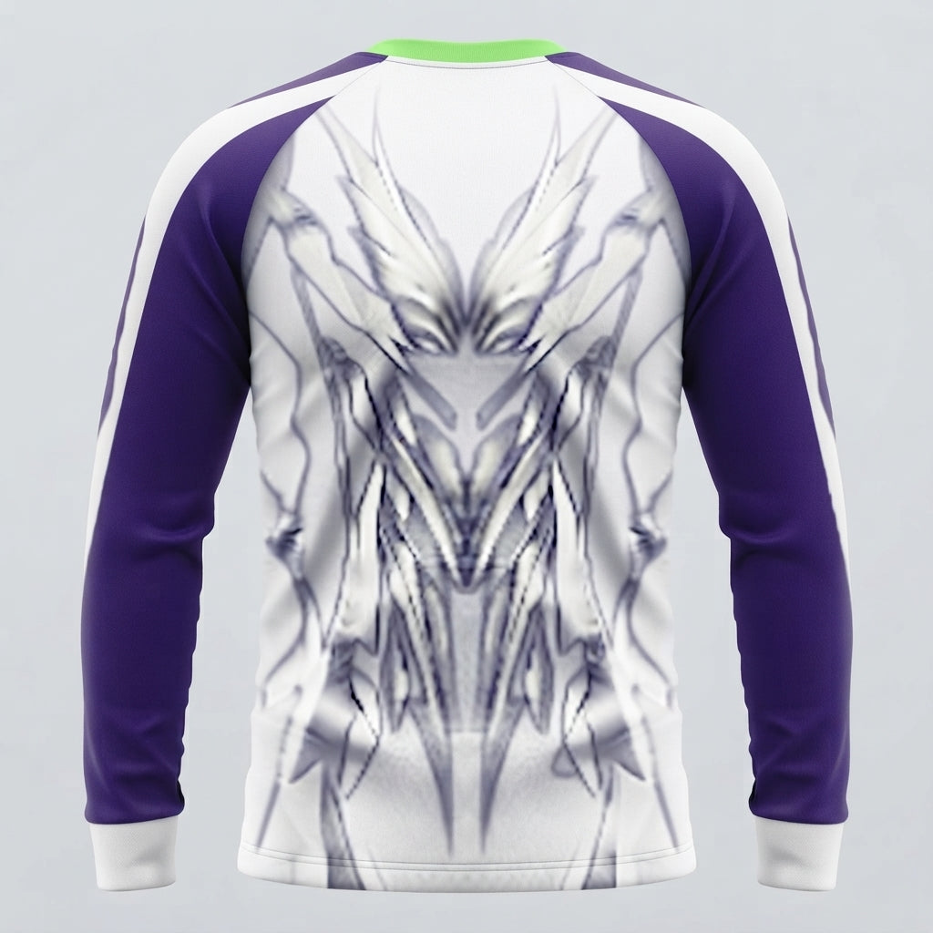 Esbort Performance Long-Sleeve Jersey – Acid Neon White