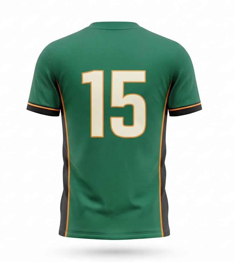 esbort™ Pro Performance Jersey - Green, Black & Orange