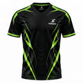 ESBORT Strike Pro Short-Sleeve Jersey – Black & Electric Green Edition