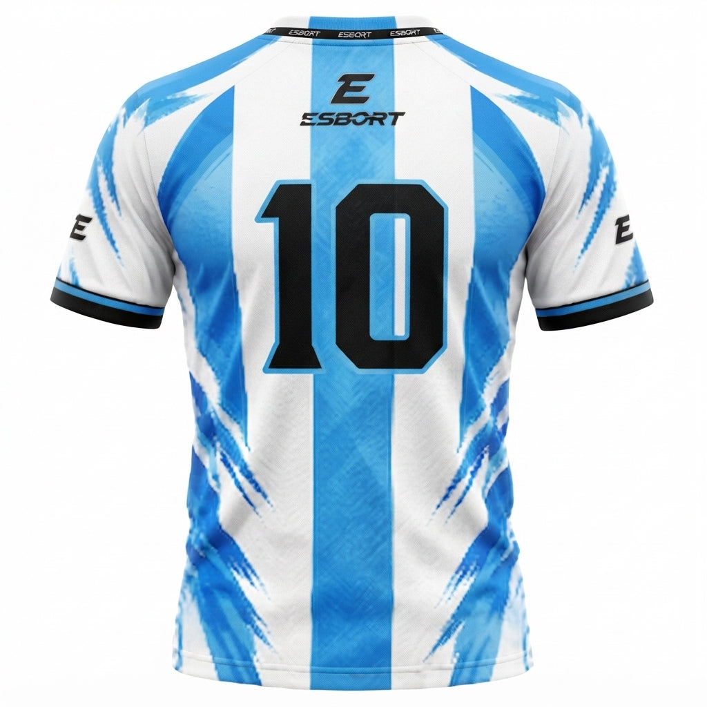 Esbort Performance Jersey – Arctic Blue Stripes