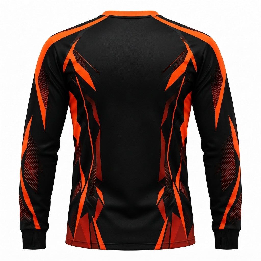 Esbort Pro-Performance Long-Sleeve Jersey – Black & Orange