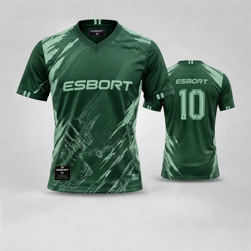 Esbort Pro Dynamic Green Soccer Jersey | Elite Performance Kit
