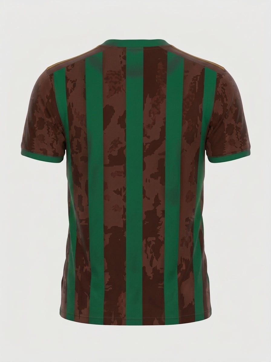 Esbort™ Pro Performance Jersey – Vertical Red & Green Edition(Green/Brown)