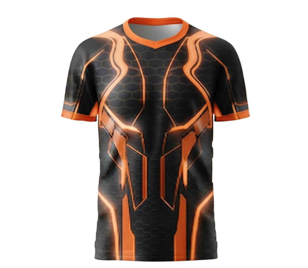 Esbort Performance Esports Jersey – Cyber Orange & Black Edition