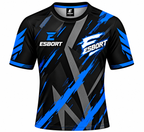 ESBORT Pro Performance Esports Jersey – Blue & Black Striker Edition