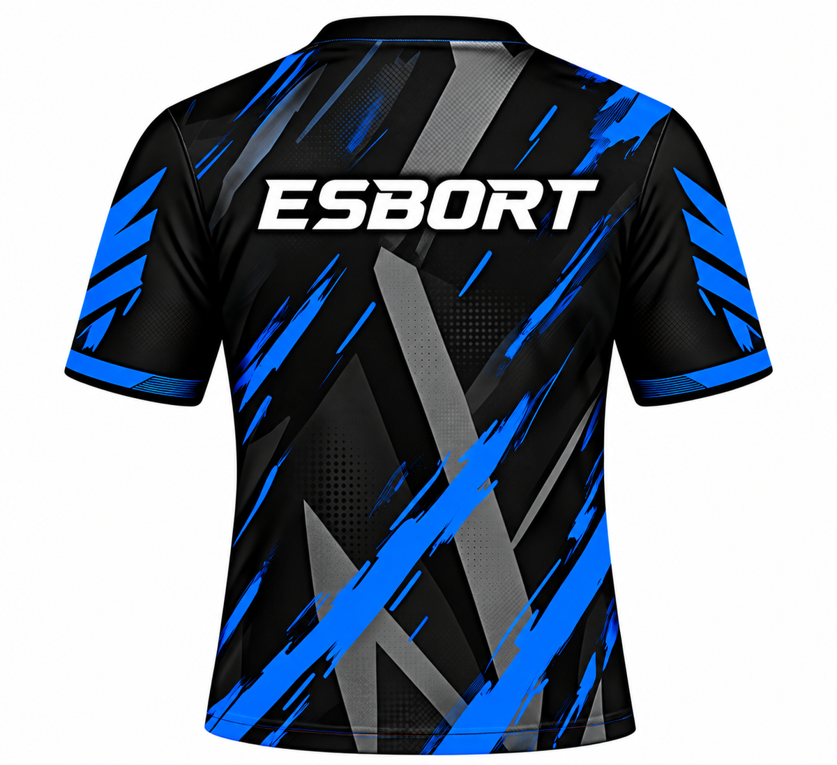 ESBORT Pro Performance Esports Jersey – Blue & Black Striker Edition