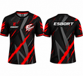 ESBORT Pro Performance Esports Jersey – Red & Black Striker Edition