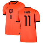 Cody Gakpo Netherlands National Team 2026 Home Match Jersey - Orange