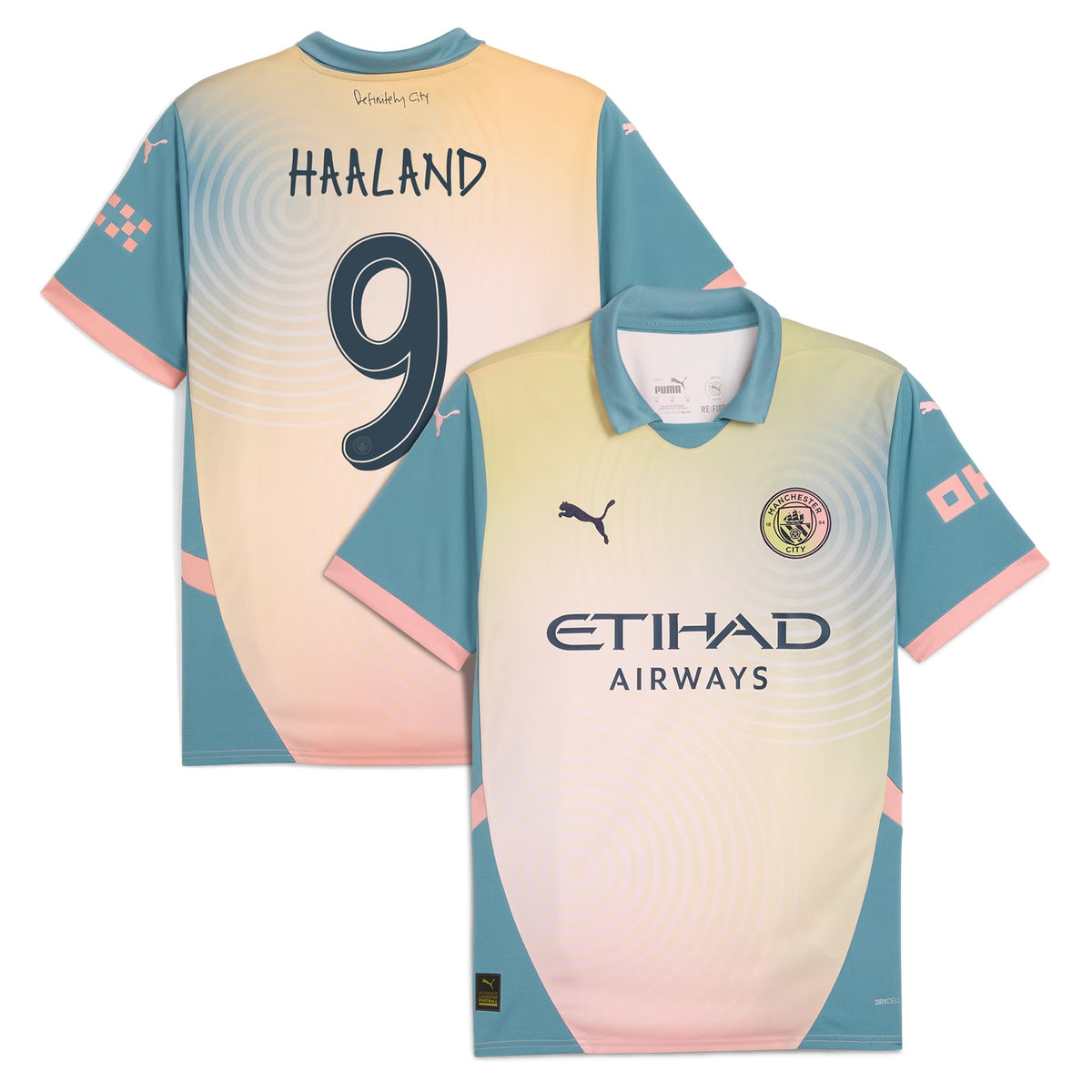 Erling Haaland Manchester City2024/25 Fourth Player Jersey - Blue