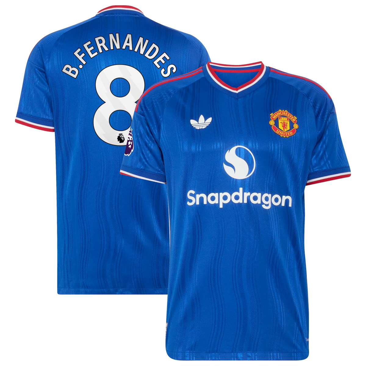 Bruno Fernandes Manchester United 2026/27 Away On-Field  Jersey - Royal