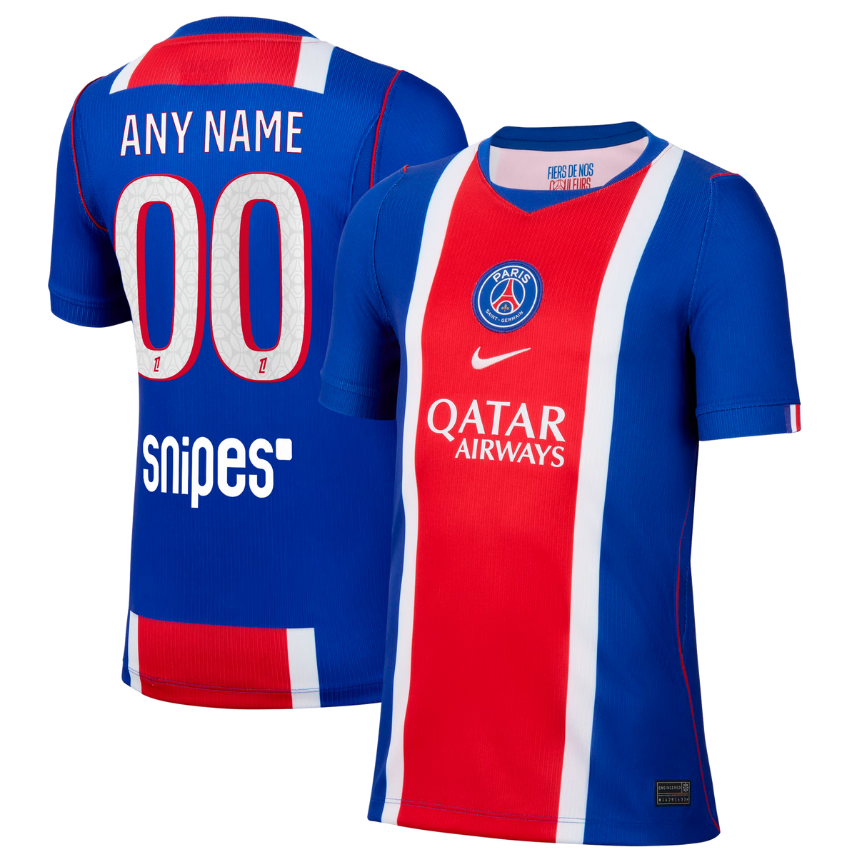 Paris Saint-Germain 2026/27 Home Stadium Custom Jersey - Blue