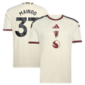 Kobbie Mainoo Manchester United  2026/27 Third Jersey - Cream