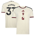 Kobbie Mainoo Manchester United  2026/27 Third Jersey - Cream