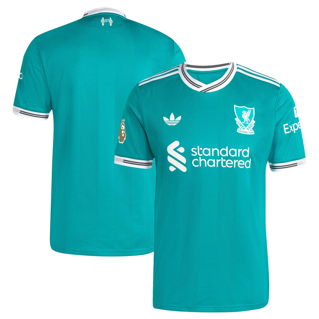 Liverpool 2025/26 Third Jersey with Patch - Green