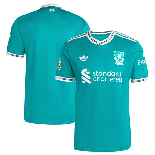 Liverpool 2025/26 Third Jersey with Patch - Green