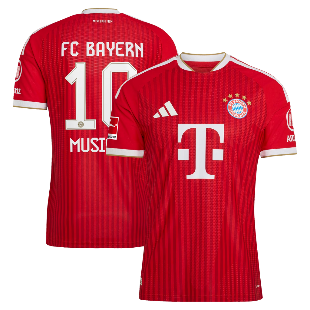 Jamal Musiala Bayern Munich  2026/27 Home On-Field Jersey - Red