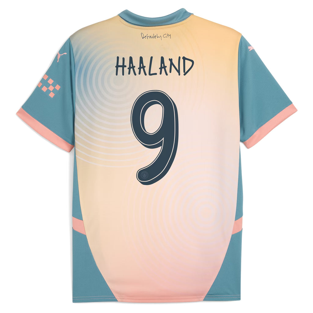 Erling Haaland Manchester City2024/25 Fourth Player Jersey - Blue