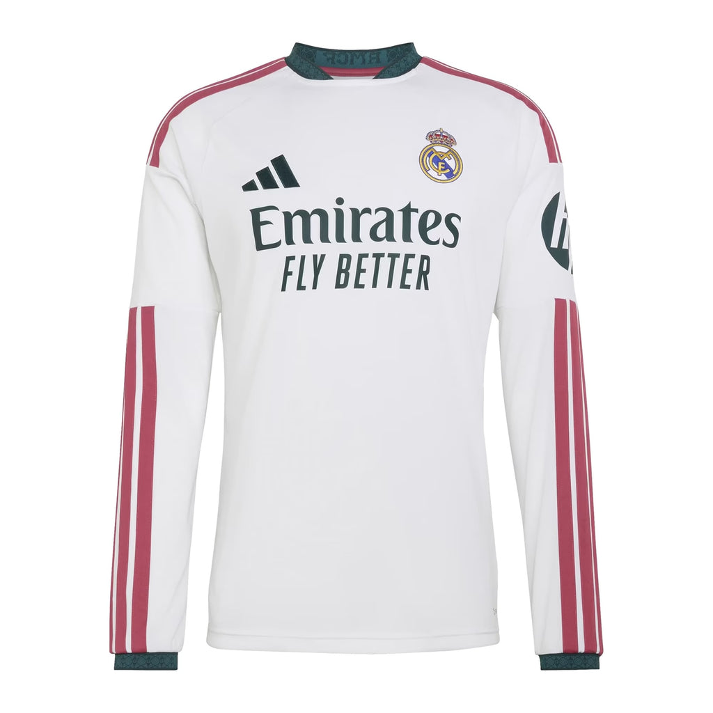 Vini Jr. Real Madrid 2026/27 Home Long Sleeve Jersey - White