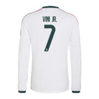 Vini Jr. Real Madrid 2026/27 Home Long Sleeve Jersey - White