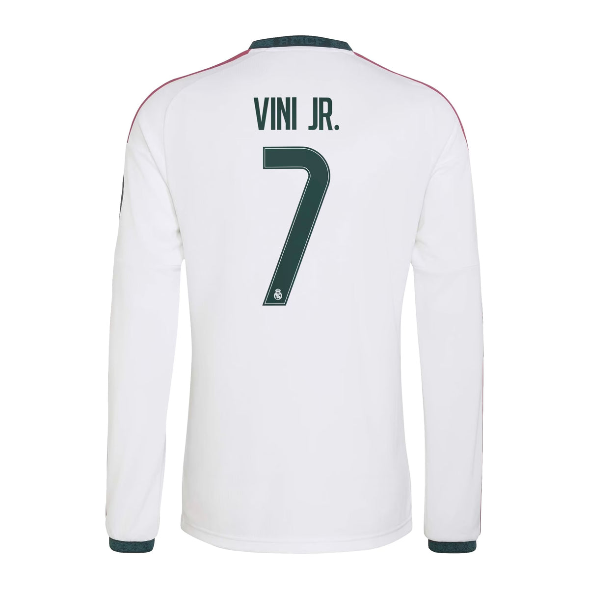 Vini Jr. Real Madrid 2026/27 Home Long Sleeve Jersey - White
