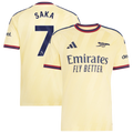 Bukayo Saka Arsenal 2026/27 Third Jersey - Yellow