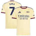Bukayo Saka Arsenal 2026/27 Third Jersey - Yellow