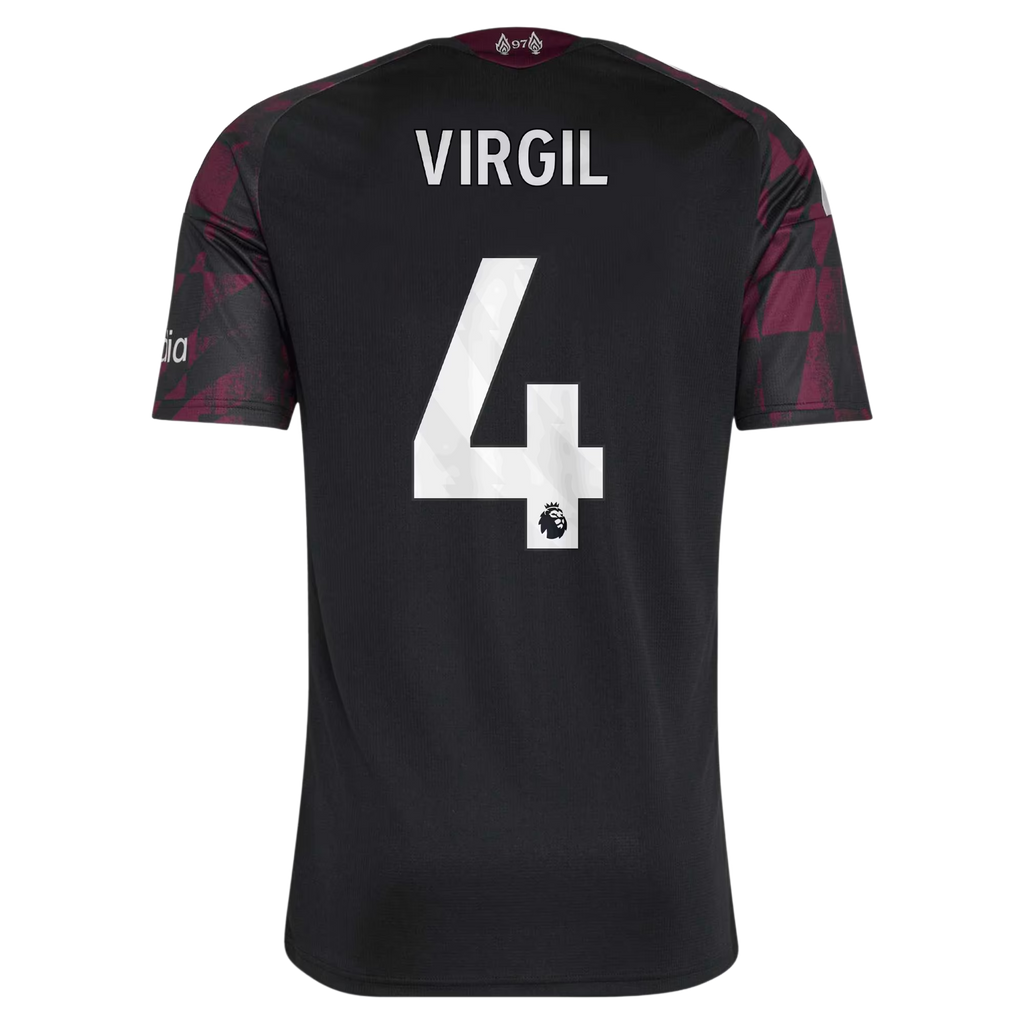 Virgil van Dijk Liverpool  2026/27 Third  Jersey - Black