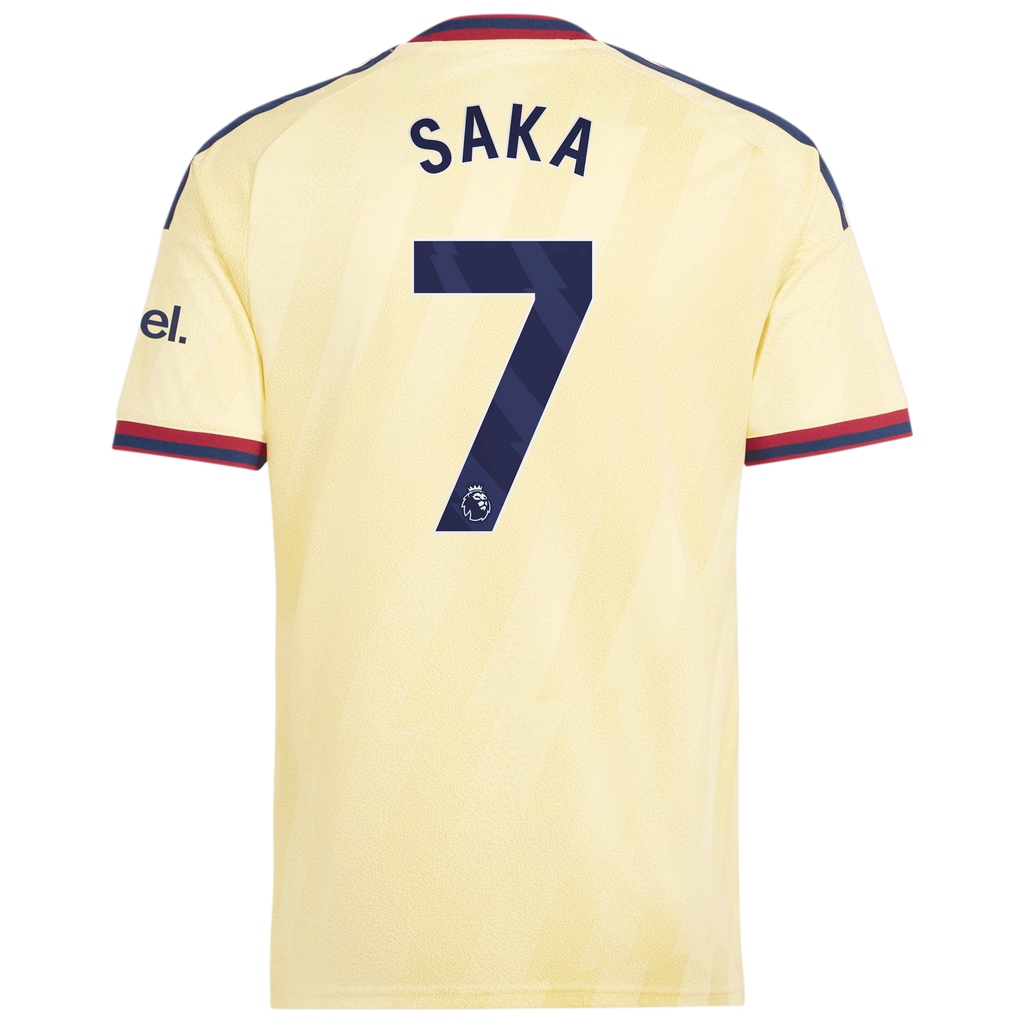 Bukayo Saka Arsenal 2026/27 Third Jersey - Yellow