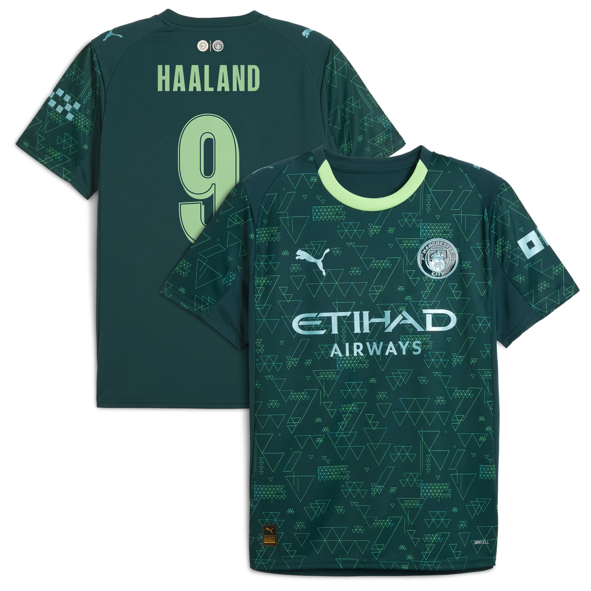 Erling Haaland Manchester 2025/26 Fourth Jersey - Green