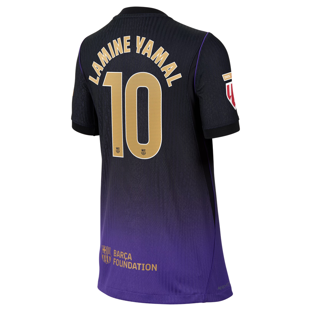 Lamine Yamal Barcelona Youth 2026/27 Away Match Jersey - Purple