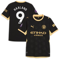 Erling Haaland Manchester City 2026/27 Away On-Field Jersey - Black