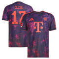 Michael Olise Bayern Munich 2026/27 Third On-Field Jersey - Purple